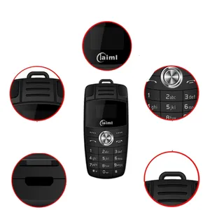 Unlock Mini Cellphone X6 Small Car Key Dialer Celulares Quad band cellphones unlocked MP3 Magic Voice Phone