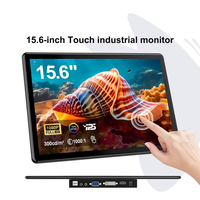 Moniteur tactile 156 pouces 1920x1080 60Hz 16:9 IPS pour Type-C VGA DVI Série professionnelle Raspberry Pi
