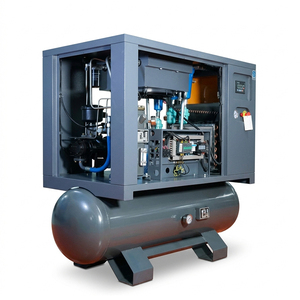 ZAKF 7.5KW 10HP เครื่องสกรูอัดอากาศแบบความเร็วคงที่  รวมทุกอย่างไว้ในเครื่องเดียว สำหรับอุตสาหกรรมการผลิต ซ่อมแซมยานยนต์ ประสิทธิภาพสูง - Product Image 3
