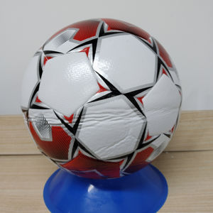 Balón de Fútbol Profesional de Alta Calidad, Cuero PU, Talla 5, Logotipo Personalizado, Termosellado, Goma PVC, Interior/Exterior - Product Image 2