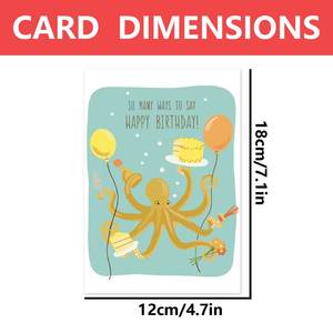 Pack de cartes d'<span class=keywords><strong>anniversaire</strong></span> assorties, cartes de vœux personnalisées, amusantes et joyeuses, en vrac avec enveloppes - Product Image 3