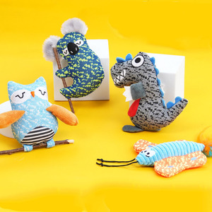 Juguetes duraderos para masticar hierba gatera para aliviar el aburrimiento y dentición juguetes para gatos de peluche con Limpieza de dientes uso interior/exterior - Product Image 1