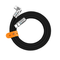 Câble de données de charge rapide en alliage de zinc et silicone personnalisé pour téléphones mobiles compatible avec C à C C L pour l'utilisation de l'appareil photo d'ordinateur