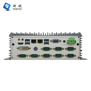 Nhà máy trực tiếp nhúng máy tính công nghiệp Intel i3 i5 i7 DDR4 SSD 9 * COM HD VGA hiển thị không Quạt PC công nghiệp Mini PC - Product Image 5