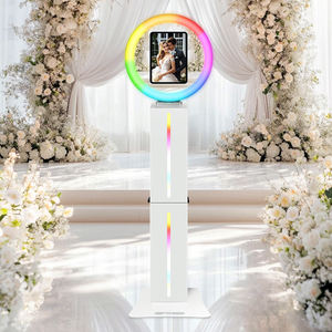Portable pour iPad Photomaton avec Flight Case Ring Light Photobooth Stand Fotobooth <span class=keywords><strong>Ringlight</strong></span> Photobooth pour iPad <span class=keywords><strong>Pro</strong></span> 12.9 pouces - Product Image 4