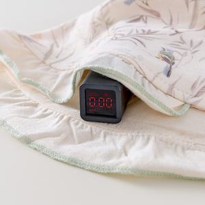 Chapeau de bébé en pur coton, protection de la fontanelle néonatale, jacquard double, coupe-vent, nouveau-né - Product Image 4