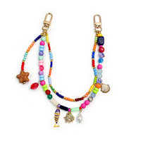 Groothandel Y2K kleurrijke kralen tasbedel riem ster schelp vis fruit bedels handtas decoratieve accessoires cadeaus voor vrouwen