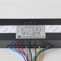 Termostato de Refrigeración Digital Programable de Panel Grande KT-2020LF2, Gestiona 4 Funciones: Refrigeración + Congelación + Luces Dobles