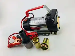 12/24v elektrikli yakıt aktarma pompası taşınabilir dizel transfer pompa yağı pompa