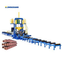 Machine de redressage automatique de poutres en H pour la construction, machines de redressage de métaux