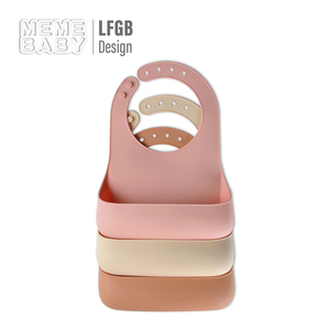 Babero de Silicona Impermeable Libre de BPA, Baberos de Silicona de Grado Alimenticio para Niños y Niñas, para Bebés y Niños Pequeños de 6 Meses en Adelante - Product Image 1