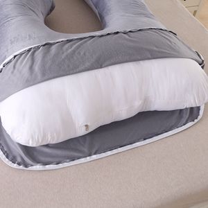 Cuscini per la <span class=keywords><strong>gravidanza</strong></span> per dormire imbottitura in Memory Foam cuscini per la <span class=keywords><strong>gravidanza</strong></span> a forma di U cuscino per tutto il corpo per la <span class=keywords><strong>gravidanza</strong></span> con copertura in velluto - Product Image 4