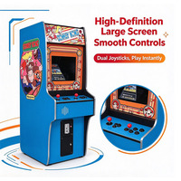 Borne d'arcade verticale rétro 2 joueurs avec joystick et monnayeur pour centre de jeux et parc d'attractions