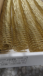 Anelli a Spirale in Metallo Elettroplaccato da 7/8 Pollici <span class=keywords><strong>per</strong></span> <span class=keywords><strong>Rilegatura</strong></span> di Libri a Fogli Mobili - Product Image 6