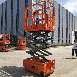 Elevador de tijeras móvil eléctrico de 4m, 6m, 10m, 14m, 16m, elevador de tijera eléctrico móvil hidráulico - Product Image 3