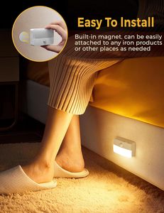 ไฟกลางคืนแบบติดผนัง LOHAS ใช้แบตเตอรี่แบบชาร์จ<span class=keywords><strong>ได้</strong></span> ไฟ LED สีขาวนวล 3000K 0.6W 35LM ใช้แบตเตอรี่ เหมาะสำหรับบันได - Product Image 2