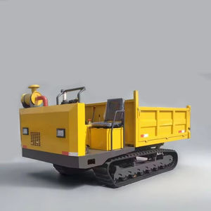 Chariot <span class=keywords><strong>à</strong></span> roues motorisé tout-terrain, mini-dumper électrique <span class=keywords><strong>à</strong></span> chenilles de 1 tonne, transporteur autochargeur - Product Image 5