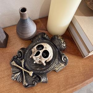 Nouvelles idées de produits 2026 Décoration intérieure <span class=keywords><strong>Halloween</strong></span> Crâne suspendu Ornement en résine Décoration de <span class=keywords><strong>porte</strong></span> - Product Image 5