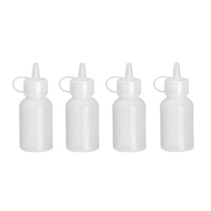 HENDI Juego de 4 Mini Dispensadores Transparentes para Bebidas, Dispensador de Salsas de 0.03L, 30x(Altura)85mm - Product Image 1