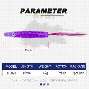 Hunthouse 45mm/1,2G hundimiento 3D ojos realistas agua salada agua dulce cucharadita cebos de <span class=keywords><strong>pesca</strong></span> Señuelos de <span class=keywords><strong>Pesca</strong></span> rodantes - Product Image 2