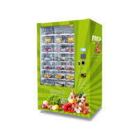 Automatische fruit- en groenteautomaat met grote capaciteit, volledig automatisch koelsysteem, 24 uur per dag selfservice-apparatuur
