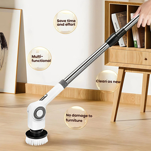 Brosse <span class=keywords><strong>de</strong></span> <span class=keywords><strong>nettoyage</strong></span> électrique multifonctionnelle 7 en 1 pour la maison, nettoyeur <span class=keywords><strong>de</strong></span> toilettes sans fil, brosse rotative électrique portative 25W - Product Image 4
