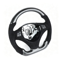 Volant personnalisé en fibre de carbone pour BMW E81 E82 E87 E88 E90 E91 E92 E93 M3 M4 Upgrade Sports Racing Wheel Alcantara