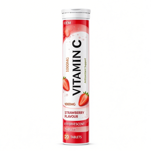 Suplementos de Tabletas Efervescentes con Fórmula Personalizada OEM, 1000mg de Vitamina C, Sabores a Frutas, Grado Alimenticio para Adultos - Product Image 3