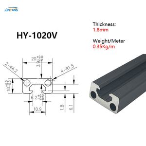 Alta qualità 10x20 10x30 V Slot T Slot industriale alluminio estrusione catena di montaggio taglio profilo in alluminio - Product Image 4