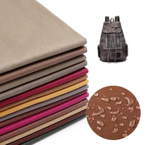 Ready Color 12oz Waterproof Wax Coating Cotton waxed canvas Backpack Fabric