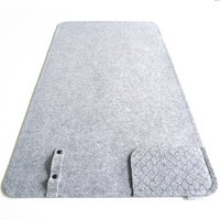 Ensemble complet en feutre pour ordinateur, tapis de bureau et de souris, vente en gros, livraison gratuite