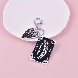 Llavero Acrílico con Tarjeta de Corazón para Mujer, 1 Unidad, Horóscopo, Monedero, Mochila, Amuleto para Llave de Coche - Product Image 5