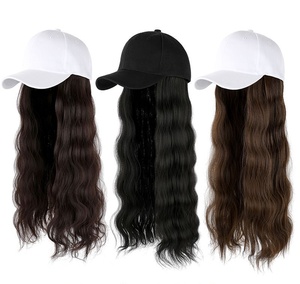 peluca, fibra <span class=keywords><strong>de</strong></span> alta temperatura mate Premium, <span class=keywords><strong>ONDA</strong></span> <span class=keywords><strong>DE</strong></span> AGUA Natural, peluca <span class=keywords><strong>de</strong></span> pelo largo y rizado, gorra <span class=keywords><strong>de</strong></span> béisbol para mujer - Product Image 1