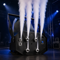 Canon à colonne de gaz CO2 à quatre têtes avec contrôle DMX512, construction métallique, alimentation CA