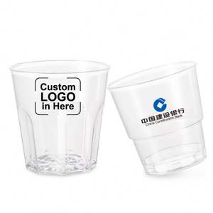 YS878 Gobelets jetables en plastique transparent pour compagnies aériennes, les plus vendus, fournis directement par l'usine, bon prix, gobelets à bière en plastique jetables pour compagnies aériennes - Product Image 1