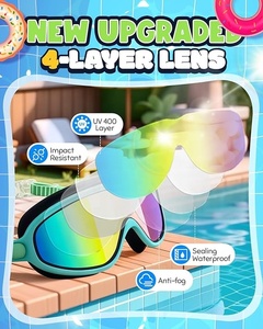 Occhialini da Nuoto per Bambini Antiappannamento e Anti-UV, Senza Perdite, Essenziali per Piscina e Spiaggia, per Bambini dai 3 ai 14 Anni - Product Image 3