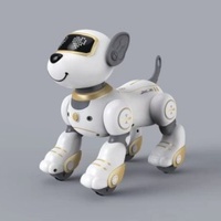 Chien robot intelligent qui marche, aboie, chante, danse, simulation IA, jouet électrique en plastique pour l'éducation précoce des enfants
