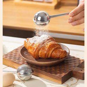 Customized Eco-Friendly Portable 304 Stainless Steel Reusable <b>Infuser</b> Set <b>Tea</b> Strainers Baking Sugar Powder Sprinkler - Product Image 2