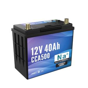 Batterie de voiture légère 12V 40Ah à ions sodium avec BMS intelligent pour système Start-Stop, fabricant OEM - Product Image 4