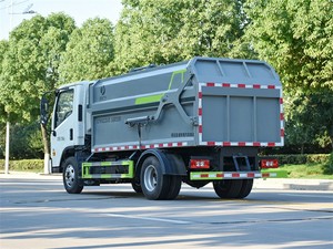 Camion à ordures compact Foton 4X2 à chargement latéral économique pour la collecte des déchets communautaires et le nettoyage urbain - Product Image 5