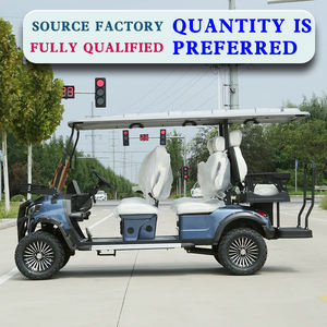 6-местный клубный автомобиль электрический гольф-кар 72 В 4 + 2 пассажирский экскурсионный гольф-багги внедорожник распродажа - Product Image 3