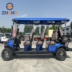 Prix de gros d'usine 6 + 2 sièges chariot de golf électrique moteur 5KW forte puissance chariot de plage de camping - Product Image 4