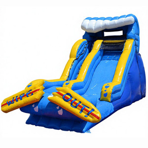 Tobogán Inflable Acuático Wipe Out de un Solo Carril, Tobogán Inflable Comercial <span class=keywords><strong>para</strong></span> <span class=keywords><strong>Piscina</strong></span> - Product Image 1