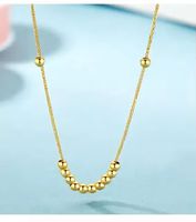 Collier de perles en or véritable 18 carats Au750, dernière création de bijoux fins pour femmes Xinfly, vente en gros, pour les occasions de mariage