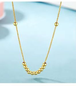 Collar de Perlas de Oro Real de 18k Au750 de Último Diseño de Xinfly para Mujer, Joyería Fina al por Mayor para Bodas y Otras Ocasiones - Product Image 5