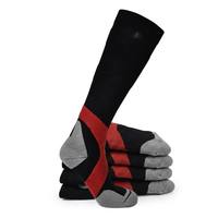 Chaussettes de compression en nylon et élasthanne personnalisées en gros, Elite Athletic pour les athlètes américains, triathlon, cyclisme, entraînement de rugby