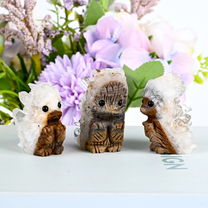 Bán Chạy Nhất Chất Lượng Cao Tinh Thể Động Vật Thủ Công Mỹ Nghệ Tinh Thể <span class=keywords><strong>Hedgehog</strong></span> Cho Trang Trí - Product Image 3