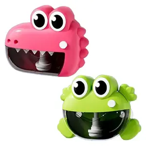Jouet de <span class=keywords><strong>bain</strong></span> amusant pour bébé en plastique ABS, motif <span class=keywords><strong>grenouille</strong></span> et crocodile mignons, machine à bulles sonore, pour 2-4 ans - Product Image 5