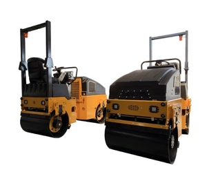 Kud7d722 3 Ton Mini Tandem silindirleri 65Hz 1620kg çift davul titreşimli yol silindir hidrolik vibrasyonlu silindir pompa çekirdek