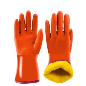 Gants de lavage de voiture Tao Shield, gants en caoutchouc épais doublés de polaire pour l'hiver, pour la transformation alimentaire, résistants au froid, unisexes - Product Image 1